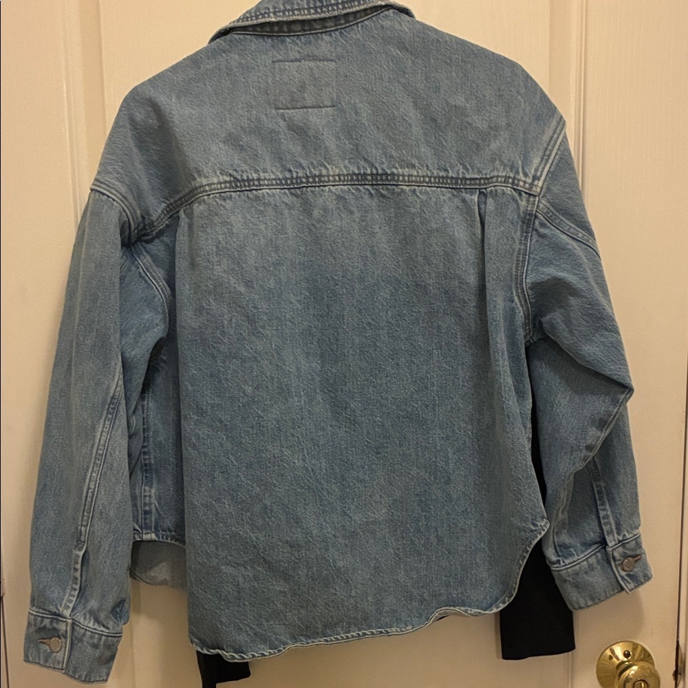 Aritzia    DENIM FORUM Blue Denim Jacket LIKE new 🆕 - Picture 6 of 8